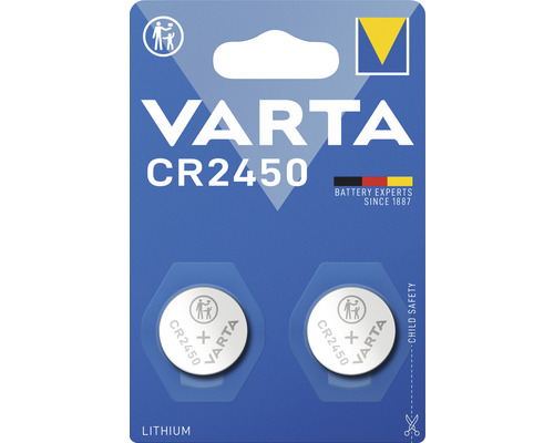 Knoflíková baterie VARTA CR2450 3V 2ks