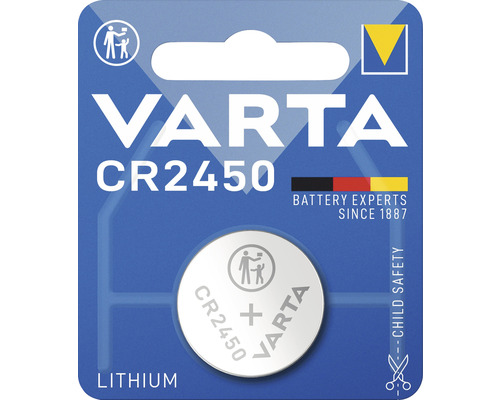 Knoflíková baterie VARTA Li CR2450 3V