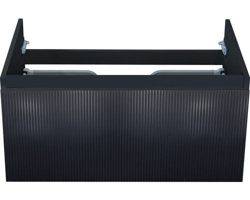 Skříňka pod umyvadlo s vertikálně rýhovanou přední stranou