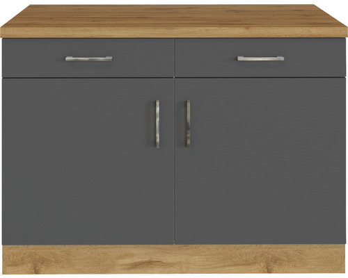 Spodní skříňka se dvěma zásuvkami a dvěma dvířky