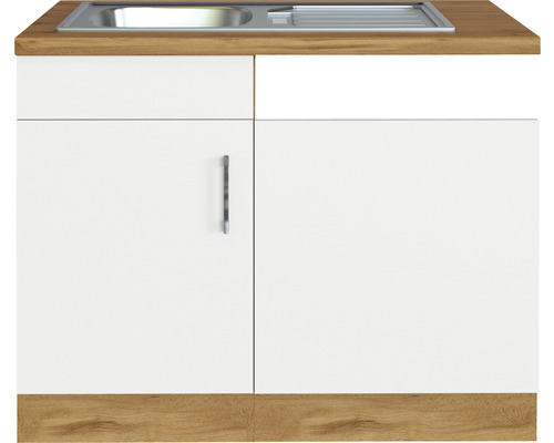 Skříňka pod umyvadlo s nerezovým dřezem