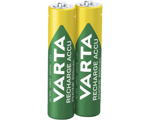 Dvě baterie Varta Recharge Accu Phone
