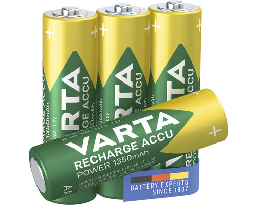 Varta Akku AA 1350 mAh, balení po čtyřech