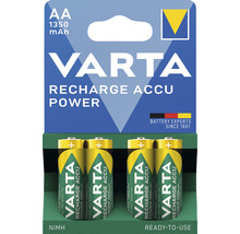 Varta Recharge Accu Power AA baterie, balení po 4 kusech