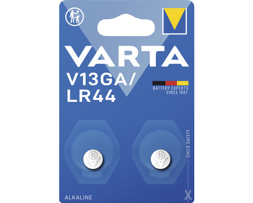 Knoflíková baterie VARTA V13GA/LR44 1,5V 2ks