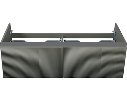 Skříňka pod umyvadlo s rýhovaným povrchem