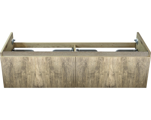 Skříňka pod umyvadlo s vroubkovanou přední stranou