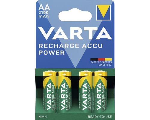 Nabíjecí baterie VARTA MIGNON AA R2U 1,2V 2100mAh 4ks-0