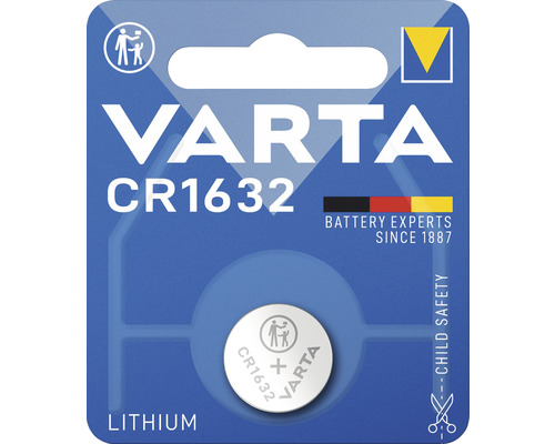 Knoflíková baterie VARTA Lithiová CR1632 3V 135mAh Lithiová baterie Varta CR1632