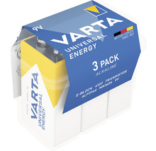 Alkalická baterie VARTA 9V 3ks-thumb-0