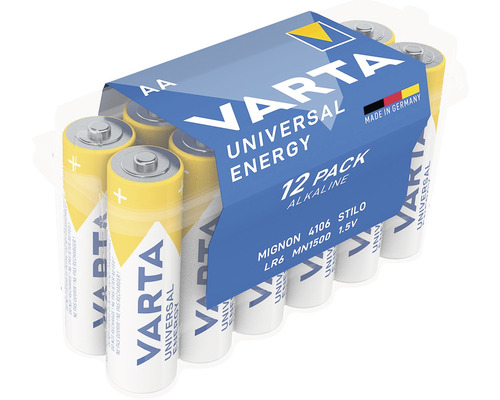 Alkalická baterie VARTA AA LR6 1,5V 12ks