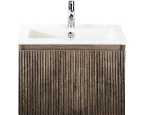 Skříňka pod umyvadlo s umyvadlem a baterií