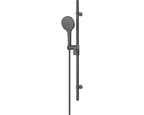 Sprchový set AVITAL Zilma délka sprchové tyče 80 cm černý matný