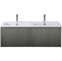 Umyvadlová skříňka se dvěma umyvadly a spodní skříňkou