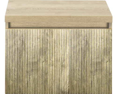 Skříňka pod umyvadlo s vroubkovanou přední stranou