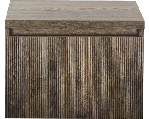 Skříňka pod umyvadlo s rýhovanou přední stranou