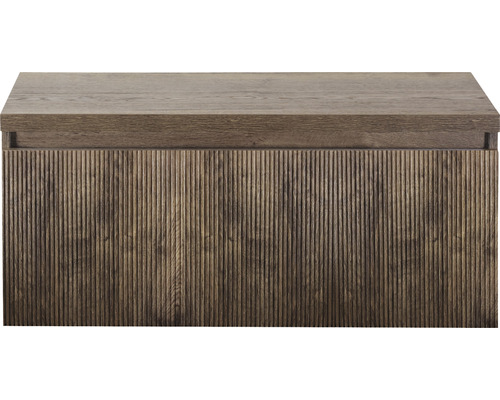 Skříňka pod umyvadlo s vroubkovanou přední stranou