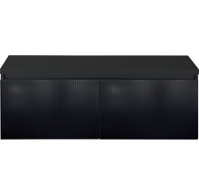 Skříňka pod umyvadlo se dvěma dvířky a svislým žebrováním