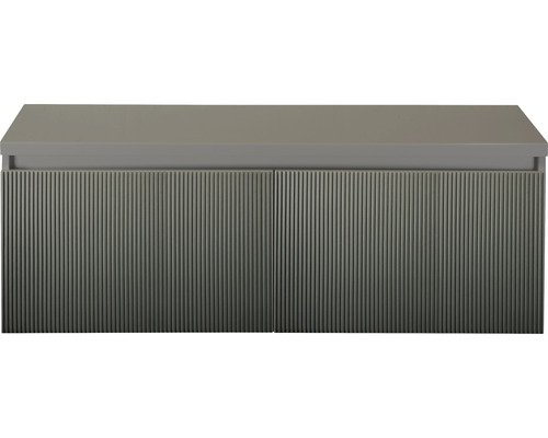 Skříňka pod umyvadlo s rýhovaným povrchem