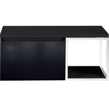 Skříňka pod umyvadlo s vroubkovanou přední stranou a otevřenou přihrádkou