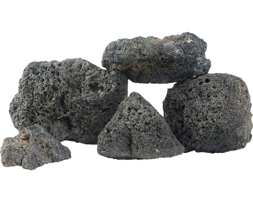 Akvarijní dekorace lávový kámen Premium S cca 9-14 cm 100-300 g černá