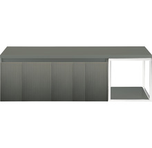 Spodní skříňka s rýhovanou přední stranou a otevřenou policí