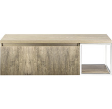 Skříňka pod umyvadlo se zásuvkou a otevřenou přihrádkou