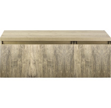 Skříňka pod umyvadlo s vertikálně rýhovanou přední stranou