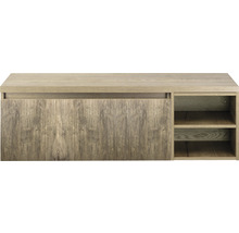 Skříňka pod umyvadlo s drážkovaným vzorem a úložnými přihrádkami