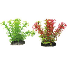 Dvě umělé vodní rostliny do akvárií