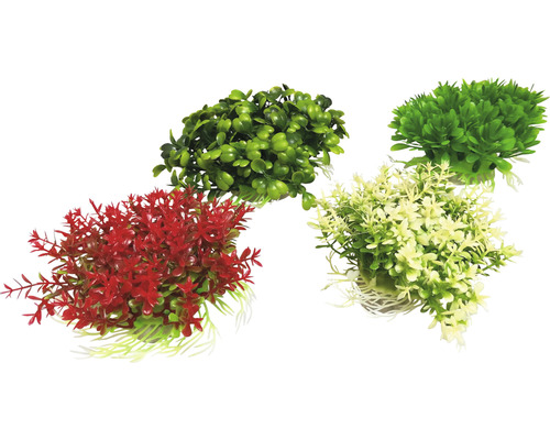 Dekorativní akvarijní rostliny z plastu v různém provedení