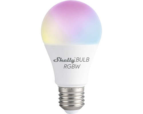 LED žárovka Shelly RGBW A60 E27 / 9 W 800 lm 4000 K bílá