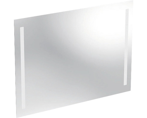 Zrcadlo do koupelny s osvětlením Option Basic 90 x 65cm bílé