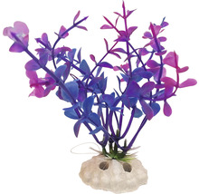 Dekorativní akvarijní rostlina s plastovým podstavcem