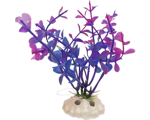 Dekorativní akvarijní rostlina s plastovým podstavcem