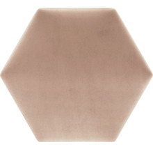 Šestihranná nástěnná dlaždice ze sametu