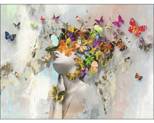 Obraz na plátně Butterflies 84x116 cm