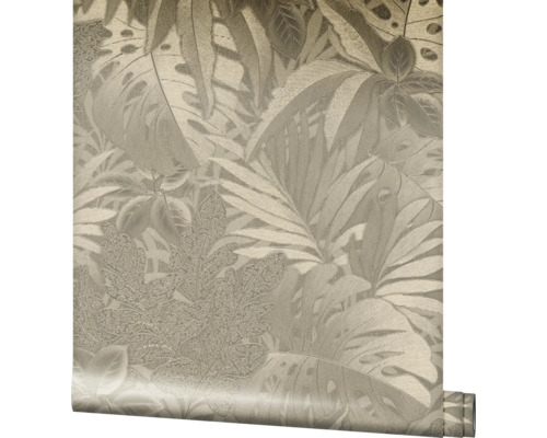 Role tapety s rostlinným vzorem