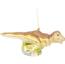 Dekorativní dinosaurus jako ozdoba na vánoční stromeček