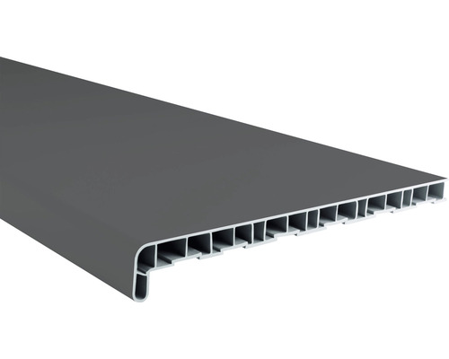 Parapet vnitřní na míru PVC 150 x 500 - 3999 mm antracit (ZBOŽÍ NA OBJEDNÁVKU)