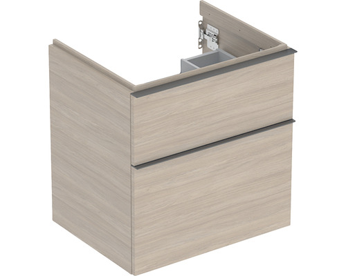 Koupelnová skříňka pod umyvadlo GEBERIT iCon dub 59,2 x 61,5 x 47,6 cm 502,303 Skříňka pod umyvadlo se dvěma zásuvkami do koupelny