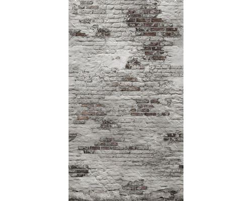 Vliesová fototapeta Grandeco EP6102 kamenný dekor 159x280 cm Stará cihlová zeď se zbytky omítky jako pozadí