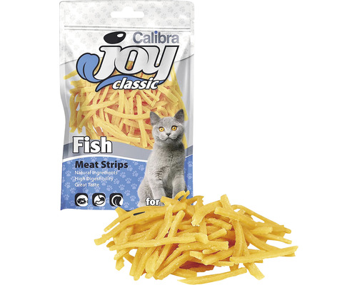 Pamlsky pro kočky rybí proužky Calibra Joy Cat Classic Fish Strips 70 g