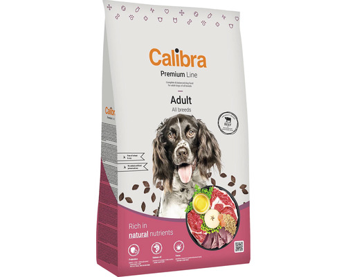 Granule pro dospělé psy všech plemen Calibra Dog Premium Line Adult Beef 12 kg