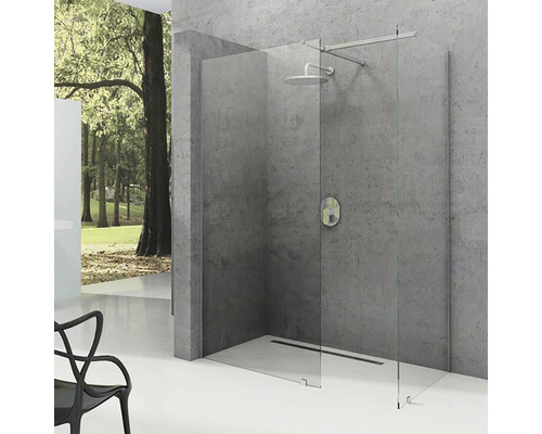 Walk In sprchová zástěna RAVAK Wall 100 Bight Alu+ Transparent bez vzpěry GW9WA0C00Z1 Walk In sprchová zástěna RAVAK Wall 100 Bight Alu+ Transparent bez vzpěry GW9WA0C00Z1