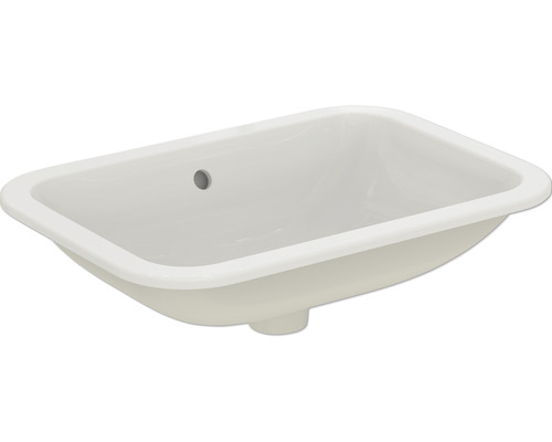 Zápustné umyvadlo Ideal Standard sanitární keramika bílá 58 x 41 x 17,5 cm E506101 Obdélníkové zápustné umyvadlo ze sanitární keramiky