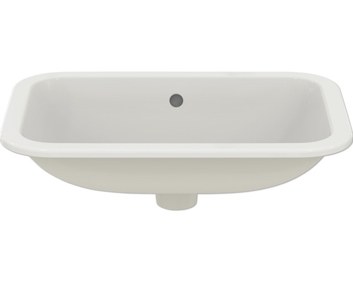 Obdélníkové vestavné umyvadlo ze sanitární keramiky