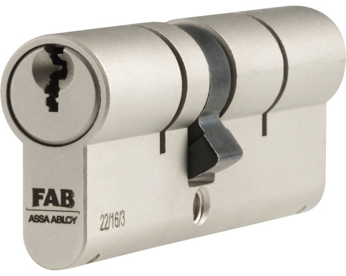 Bezpečnostní cylindrická vložka FAB 3.00/DPNs 30+35, 5 klíčů, N911B01512.1100 Zámková vložka od FAB ASSE ABLOY