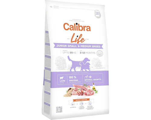 Granule pro mladé psy malých a středních plemen Calibra Dog Life Junior Small&Medium Breed Lamb 12 kg