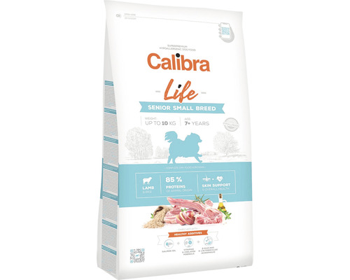 Granule pro dospělé psy malých plemen Calibra Dog Life Senior Small Breed Lamb 1,5 kg